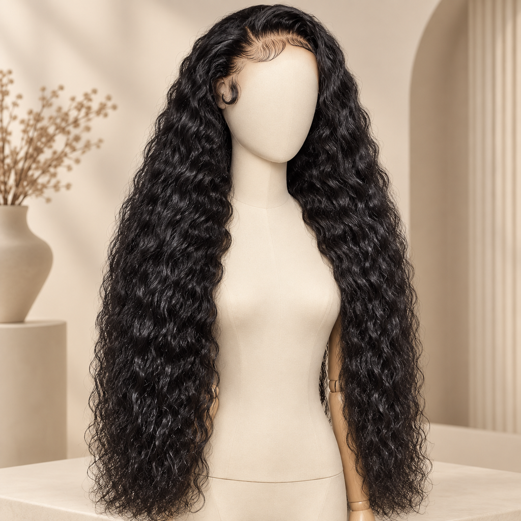 LaKadish Deep Wave 13×6 HD Lace Human Hair Wig