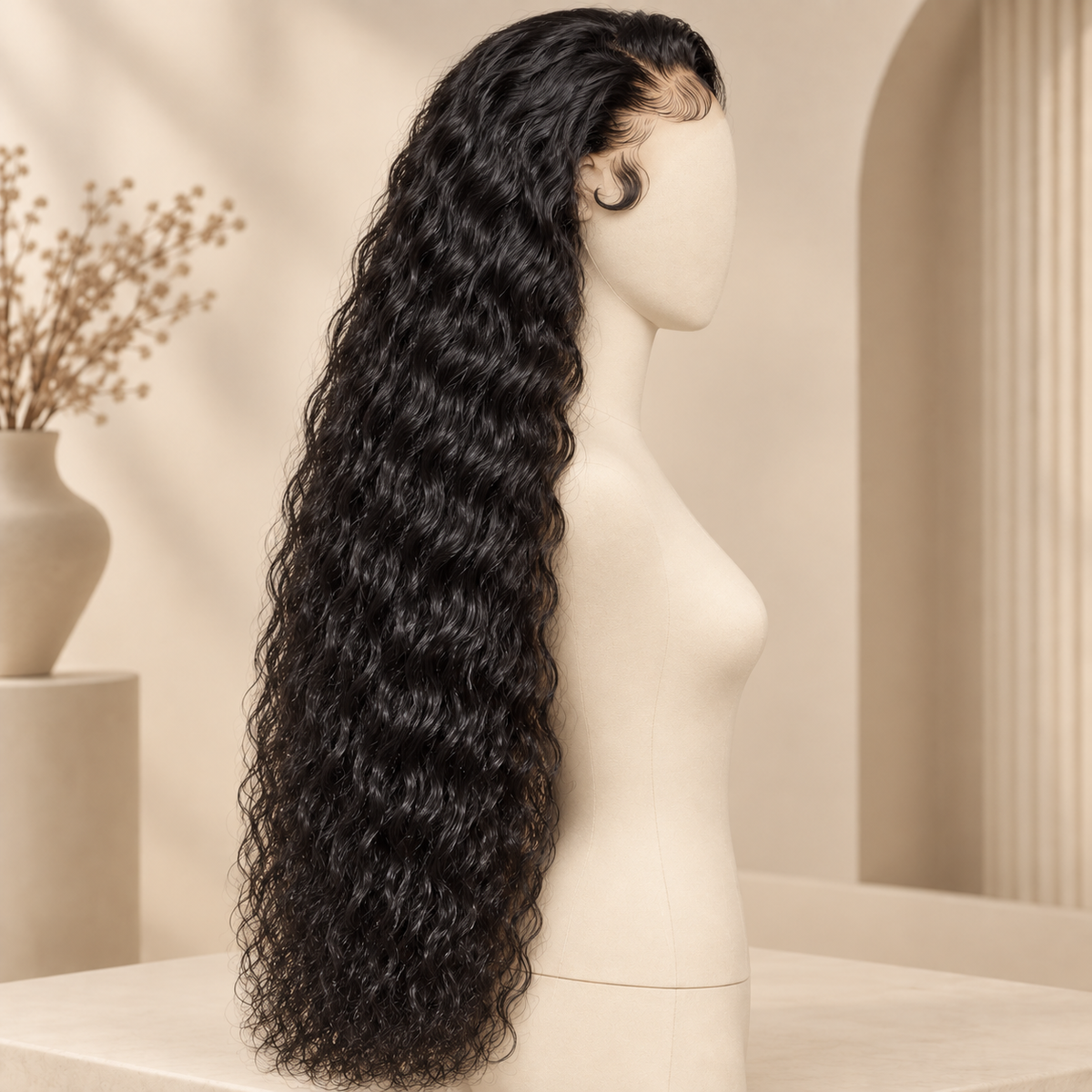 LaKadish Deep Wave 13×6 HD Lace Human Hair Wig