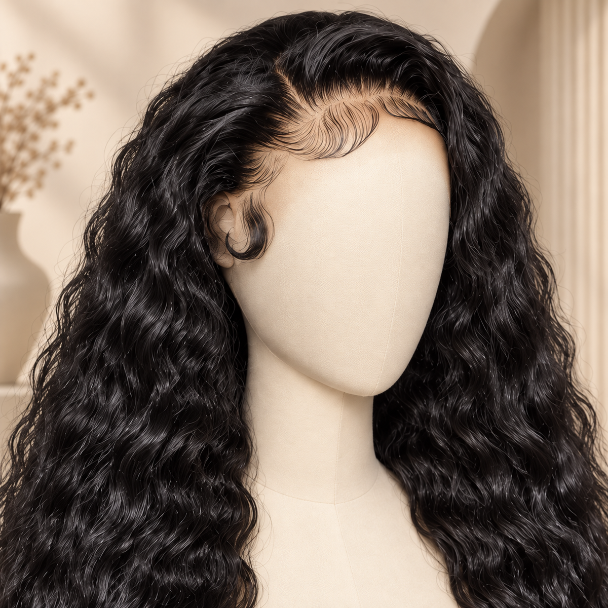 LaKadish Deep Wave 13×6 HD Lace Human Hair Wig