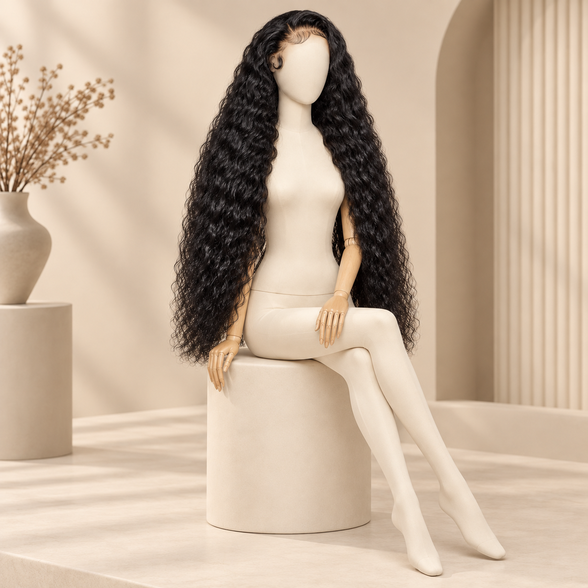 LaKadish Deep Wave 13×6 HD Lace Human Hair Wig