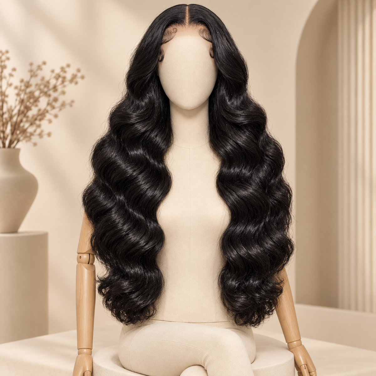LaKadish Luxe Body Wave 13×6 HD Lace Human Hair Wig