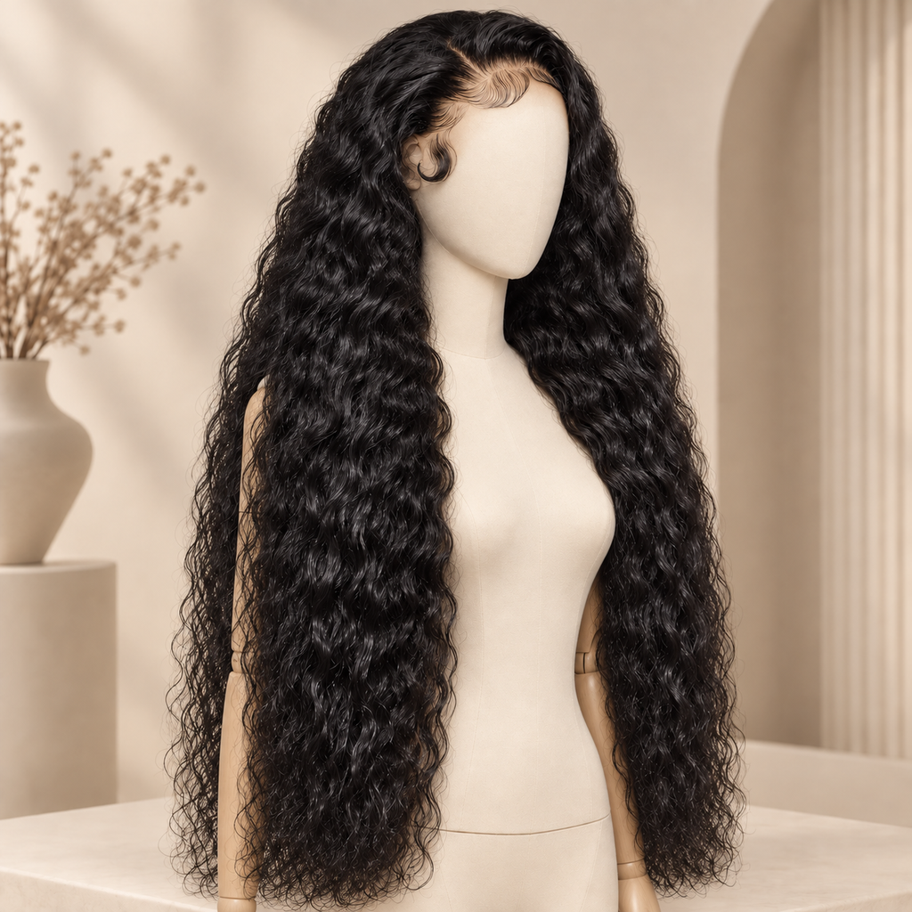 LaKadish Deep Wave 13×6 HD Lace Human Hair Wig