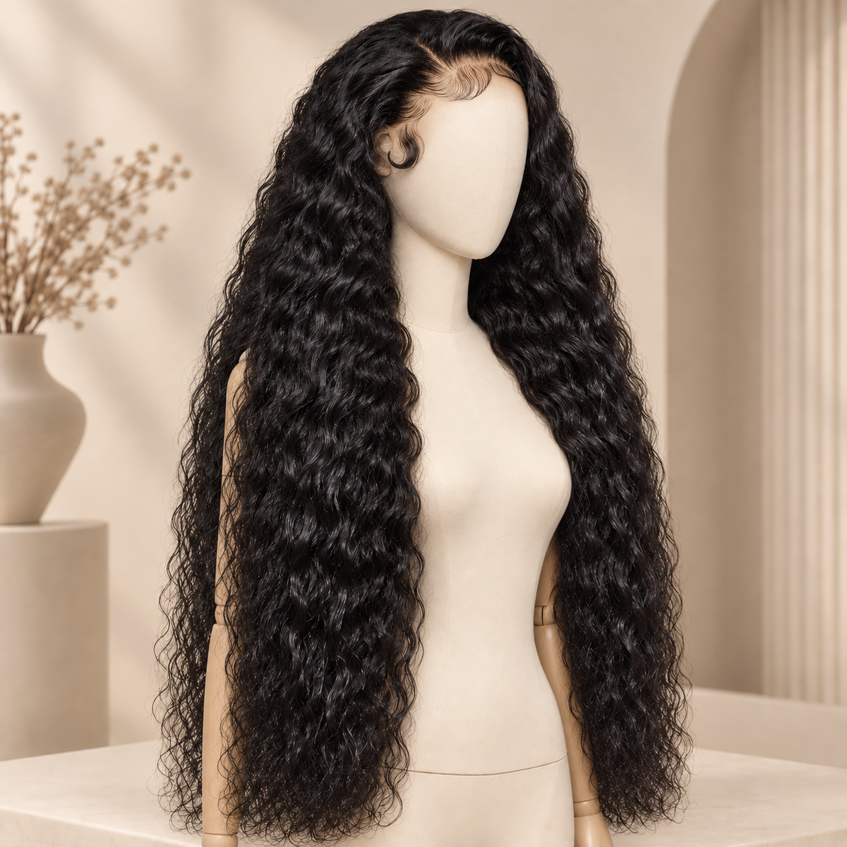 LaKadish Deep Wave 13×6 HD Lace Human Hair Wig