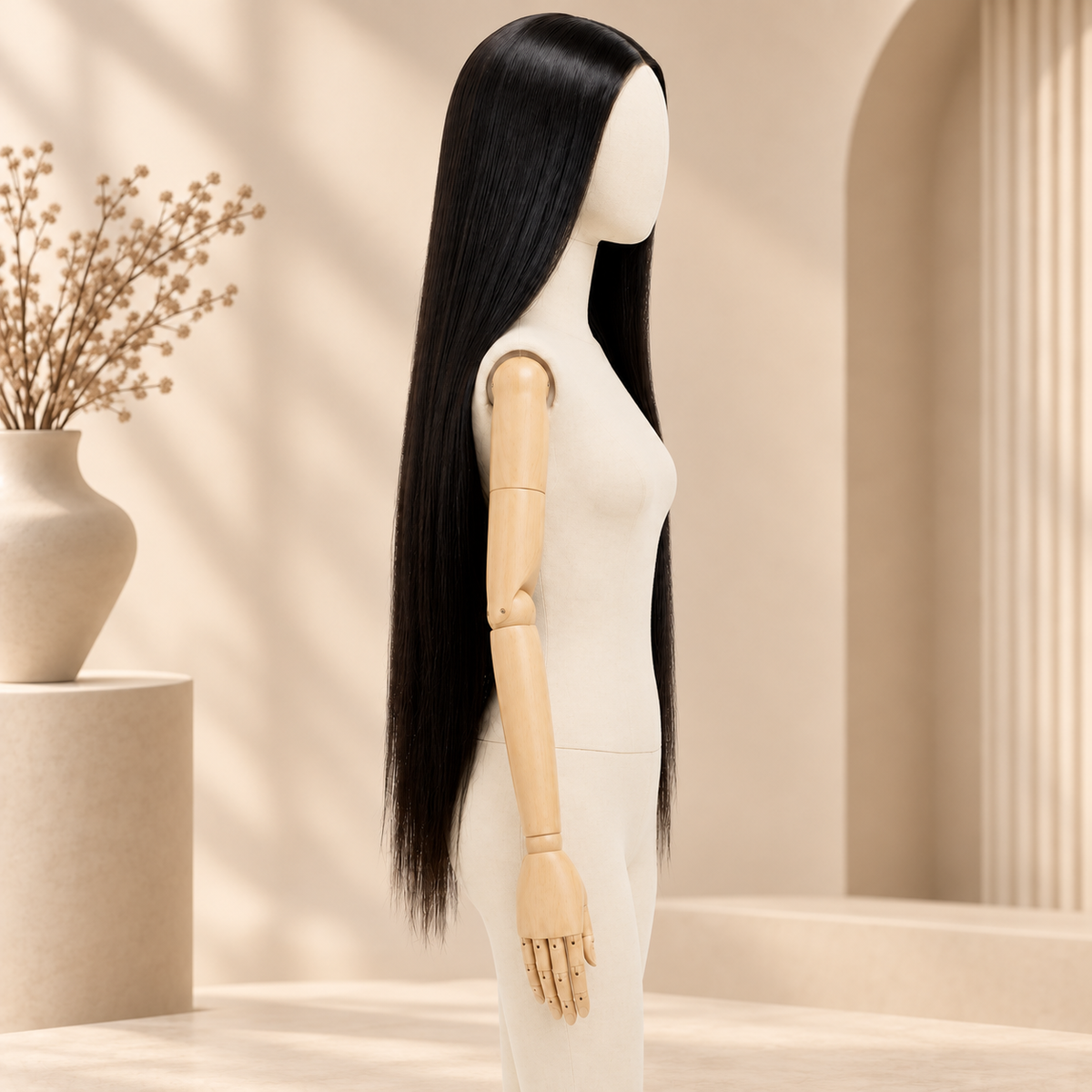13×6 HD Glueless Straight Wig – 200% Density
