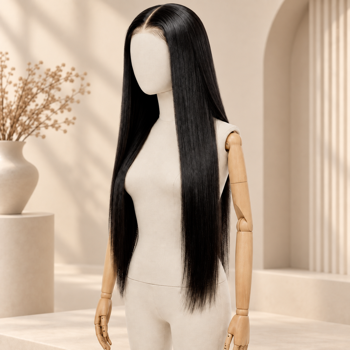 13×6 HD Glueless Straight Wig – 200% Density