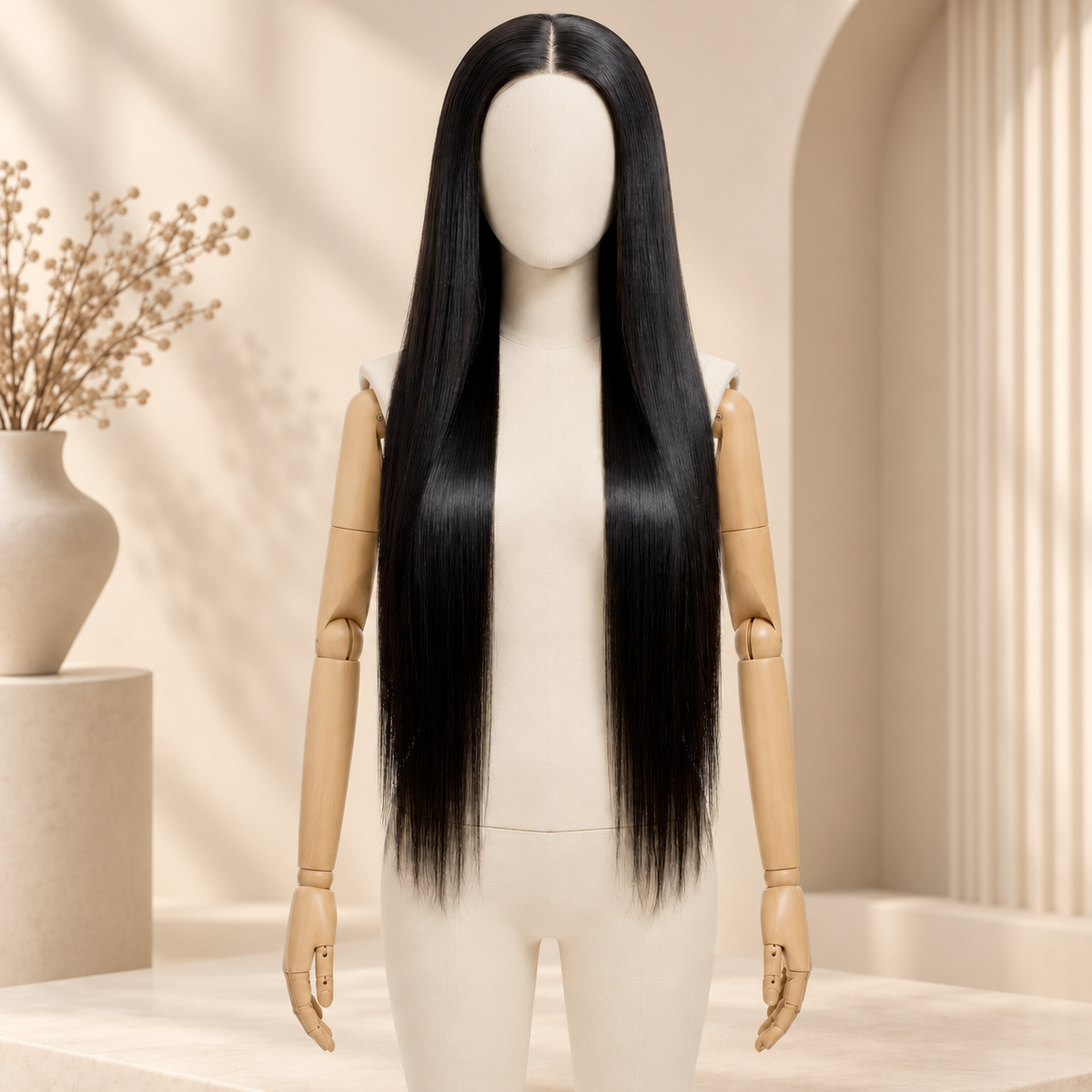 13×6 HD Glueless Straight Wig – 200% Density