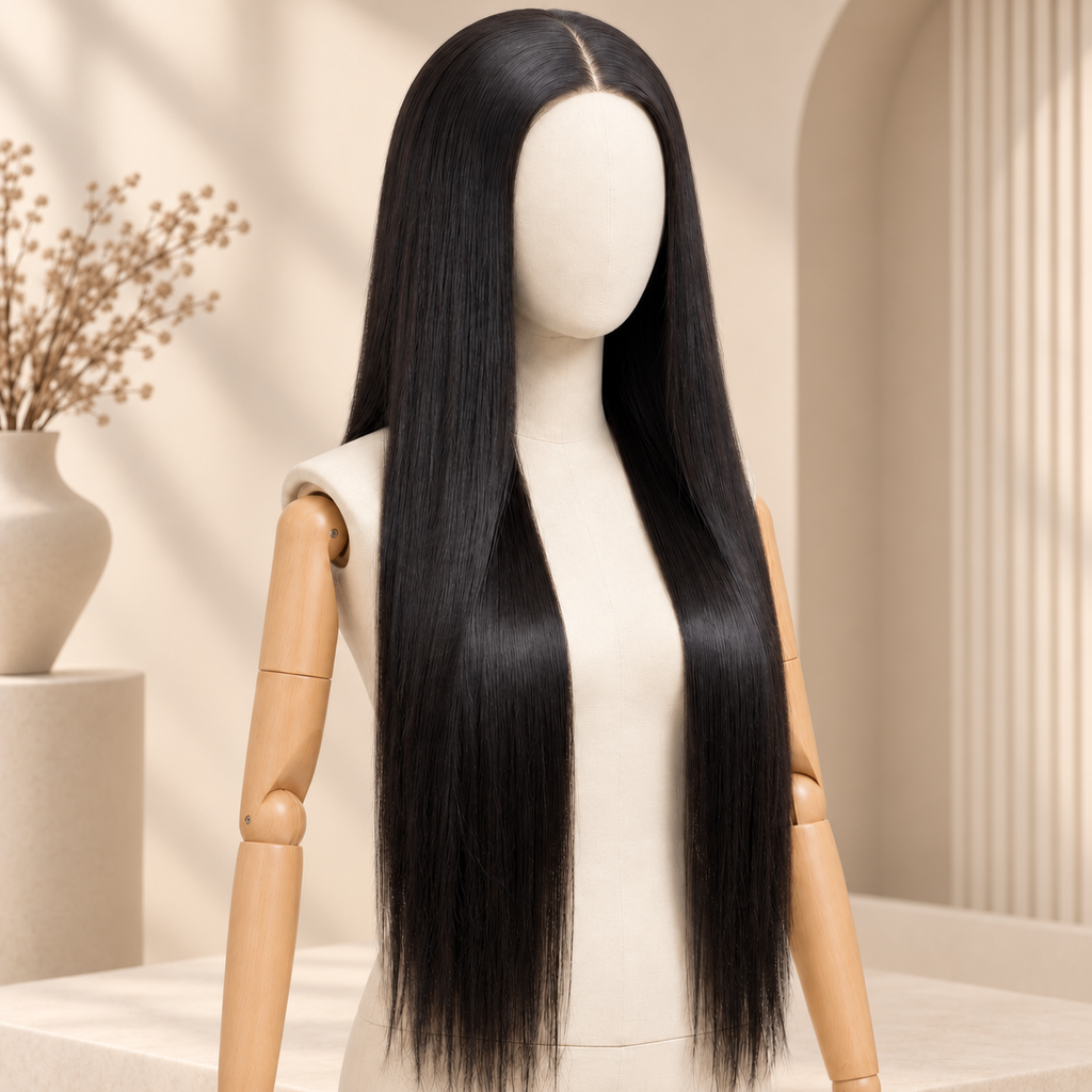 13×6 HD Glueless Straight Wig – 200% Density