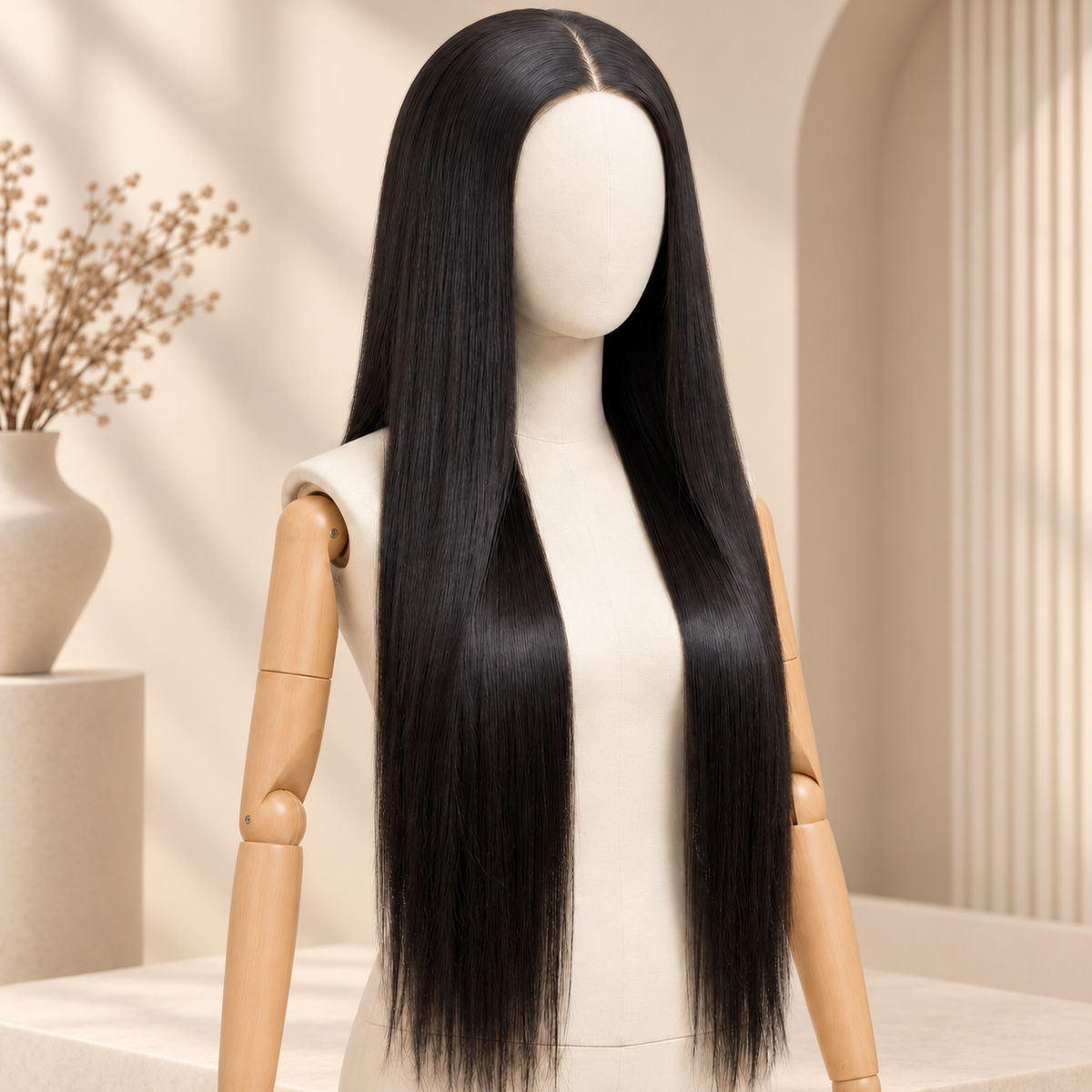 13×6 HD Glueless Straight Wig – 200% Density