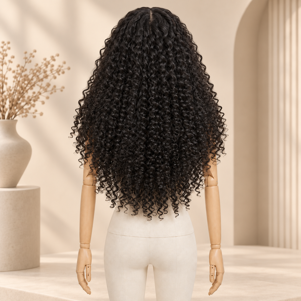 Kinky Curly Glueless Wig – 180% Density