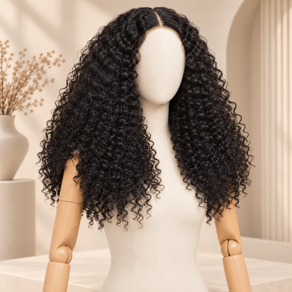 Kinky Curly Glueless Wig – 180% Density