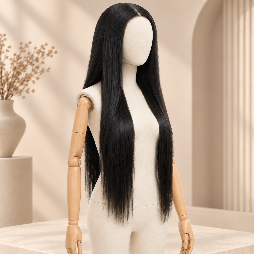 Glueless Wigs Virgin Human Hair 6X4 Bone Straight 100% Human Hair Lace Wig