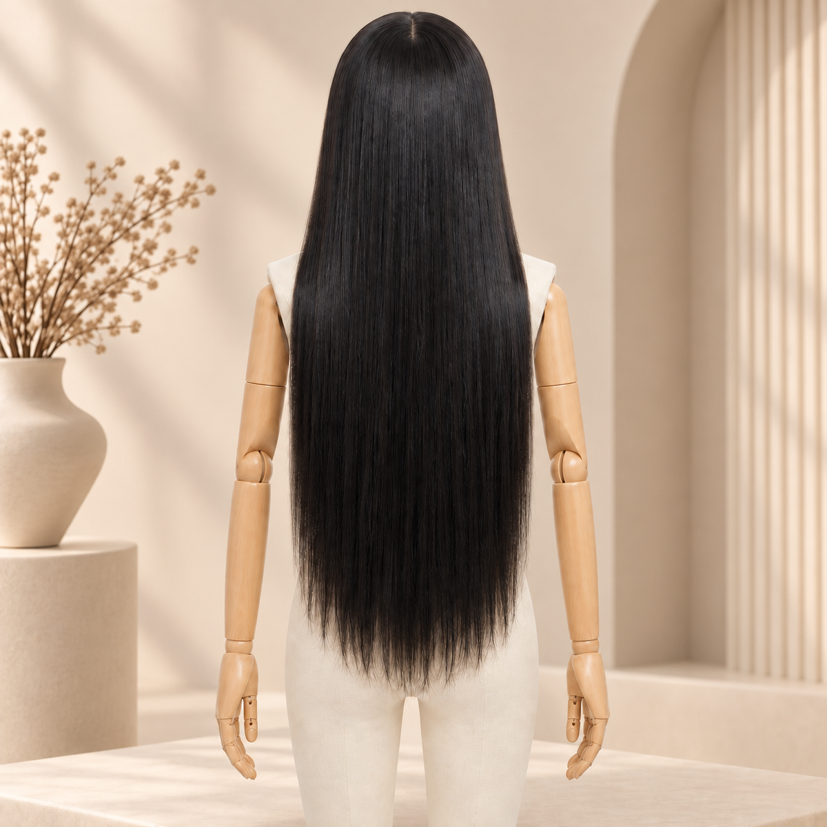 Glueless Wigs Virgin Human Hair 6X4 Bone Straight 100% Human Hair Lace Wig