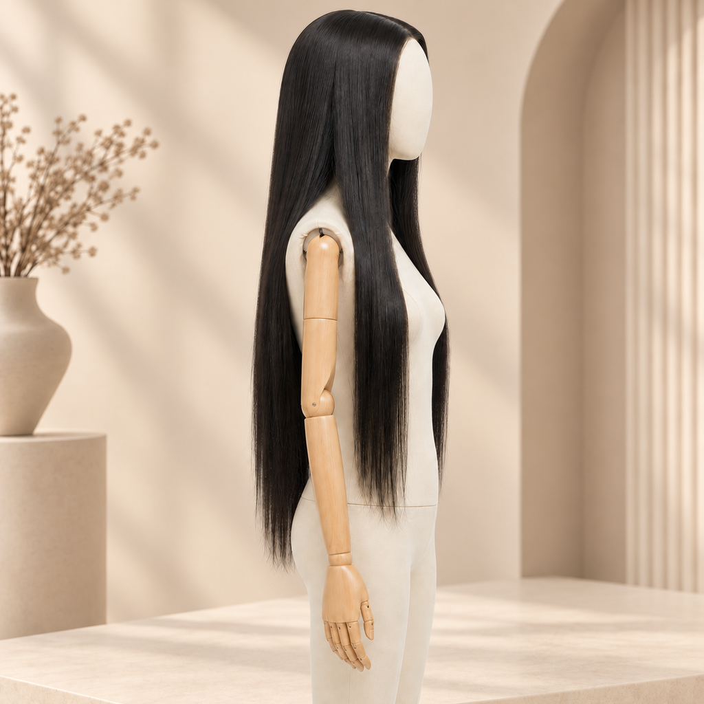 Glueless Wigs Virgin Human Hair 6X4 Bone Straight 100% Human Hair Lace Wig